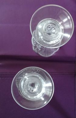 Crystal candle holders
