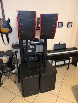 Professional PA Speaker System – Complete Set