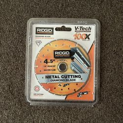 Ridgid 4.5 Metal cutting Diamond blade
