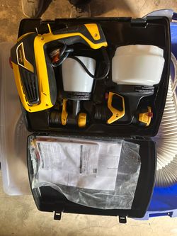 Wagner FLEXiO 590 HVLP Paint Sprayer w/ 2 Nozzles, Case & Manual