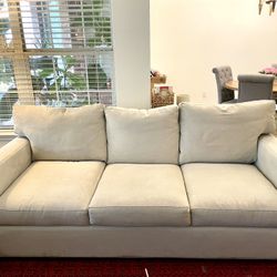 Crate & Barrel 88” Axis Sofa