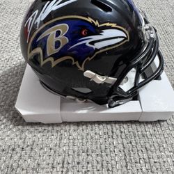 Odafe Oweh Signed Autograph Speed Mini Helmet - Beckett Coa - Baltimore Orioles
