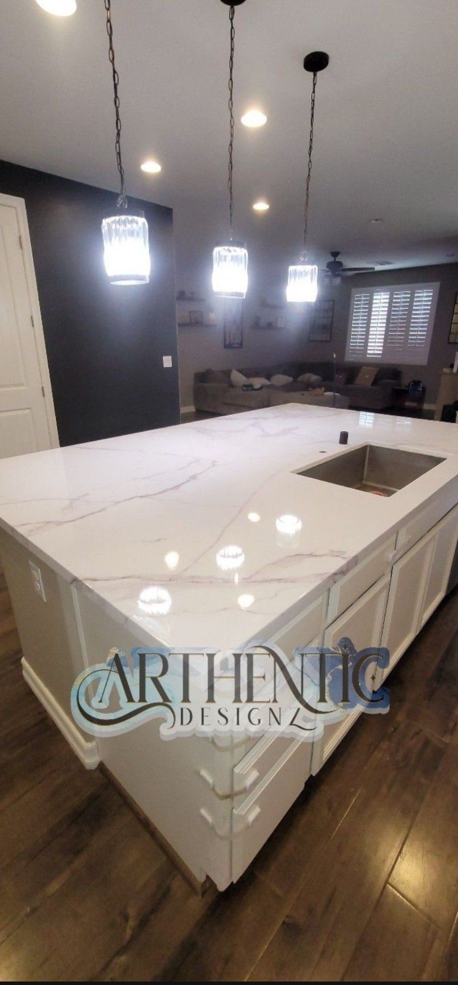 Custom Designed Epoxy Countertops