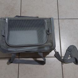 Dog/cat Travel Case Light Gray