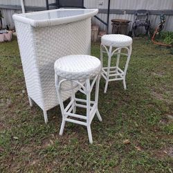 Durable Plastic Rattan Bar 