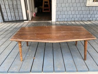 Antique wooden table.