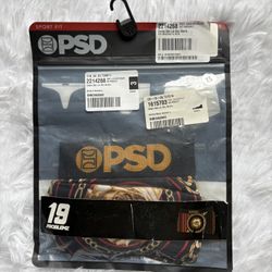 New PSD Deebo Geo Lux Sport Fit Boy Shorts Womens Size XS