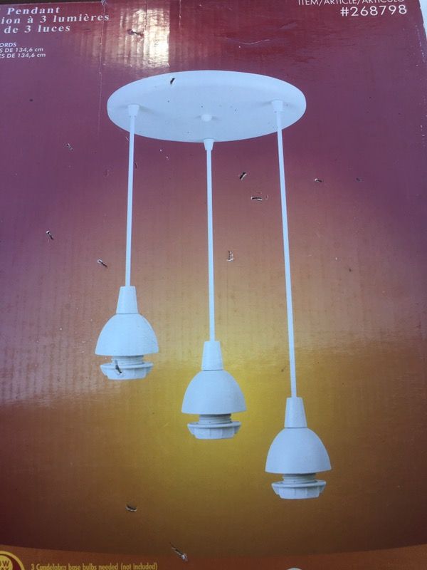 3 Light Mini Pendant Fixture New For In Moorestown Nj 3 Light Mini Pendant Fixture New For In Moorestown Nj Offerup