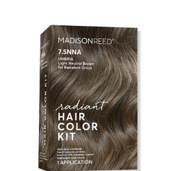 NEW MADISON REED RADIANT HAIR COLOR KIT (7.5NNA UMBRIA LIGHT BROWN)  X2 & HAIR COLOR PRIMER