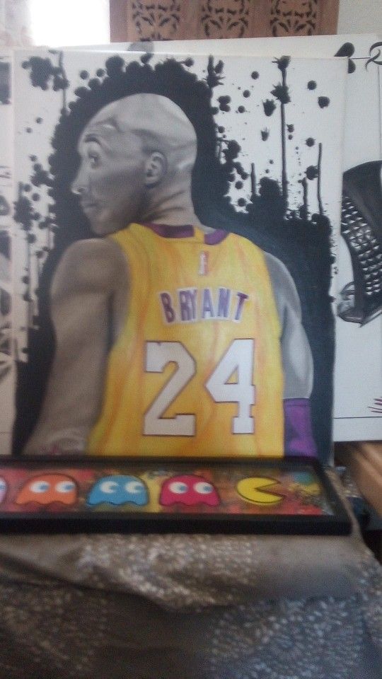 Original Painting Of Koby Bryant 