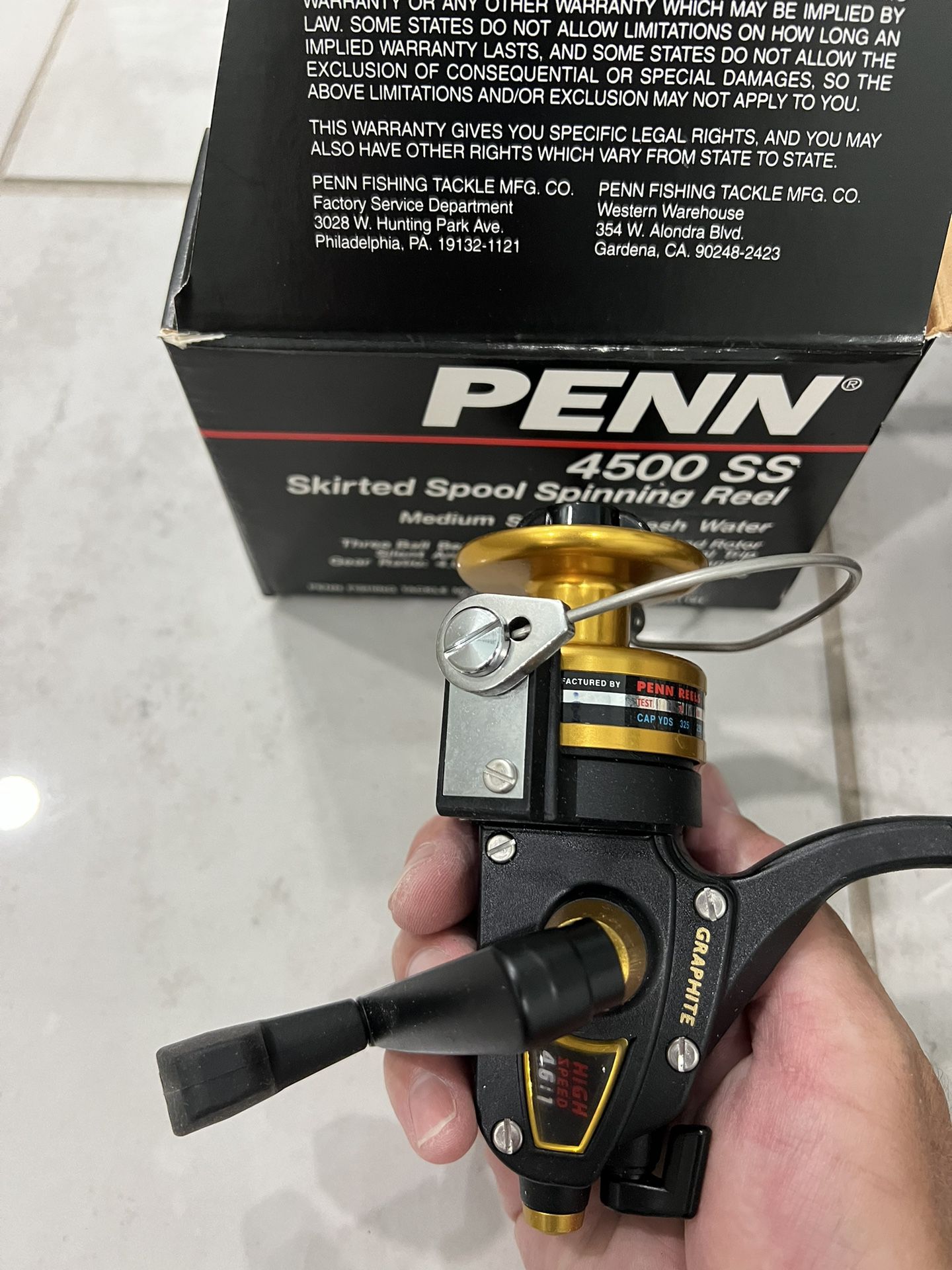 Penn 4500 SS Spinning Reel. Excellent Condition. Ready for fishing. for  Sale in Miami, FL - OfferUp