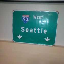 West Seattle Mini Freeway Sign
