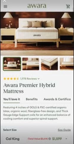 Awara Premium Hybrid Mattress