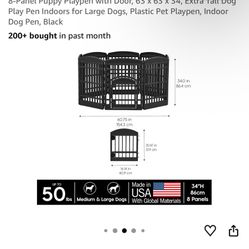 Dog Crate 8 Panels