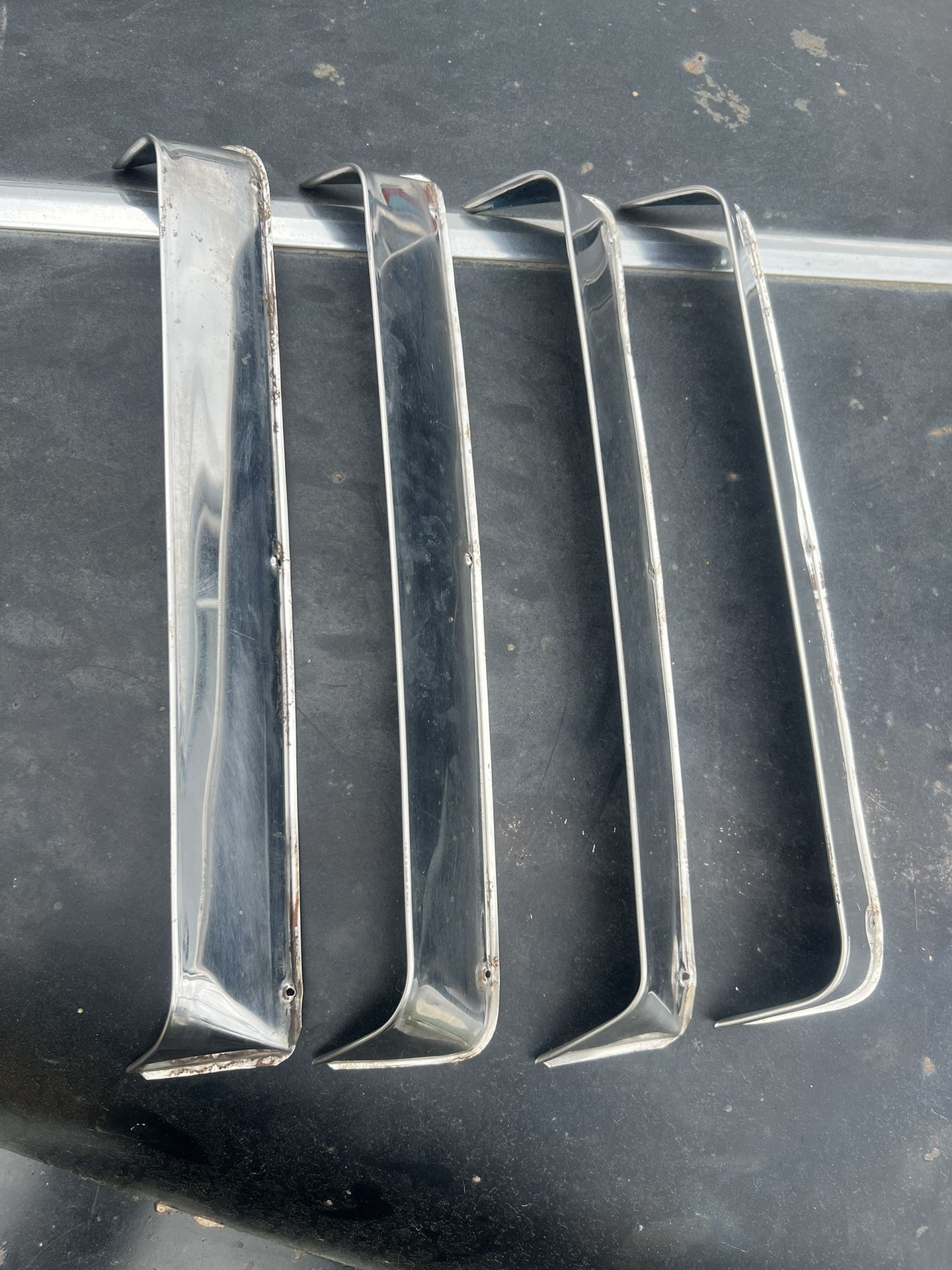Original Door Vent Shades Door Visors 1940s 1950s