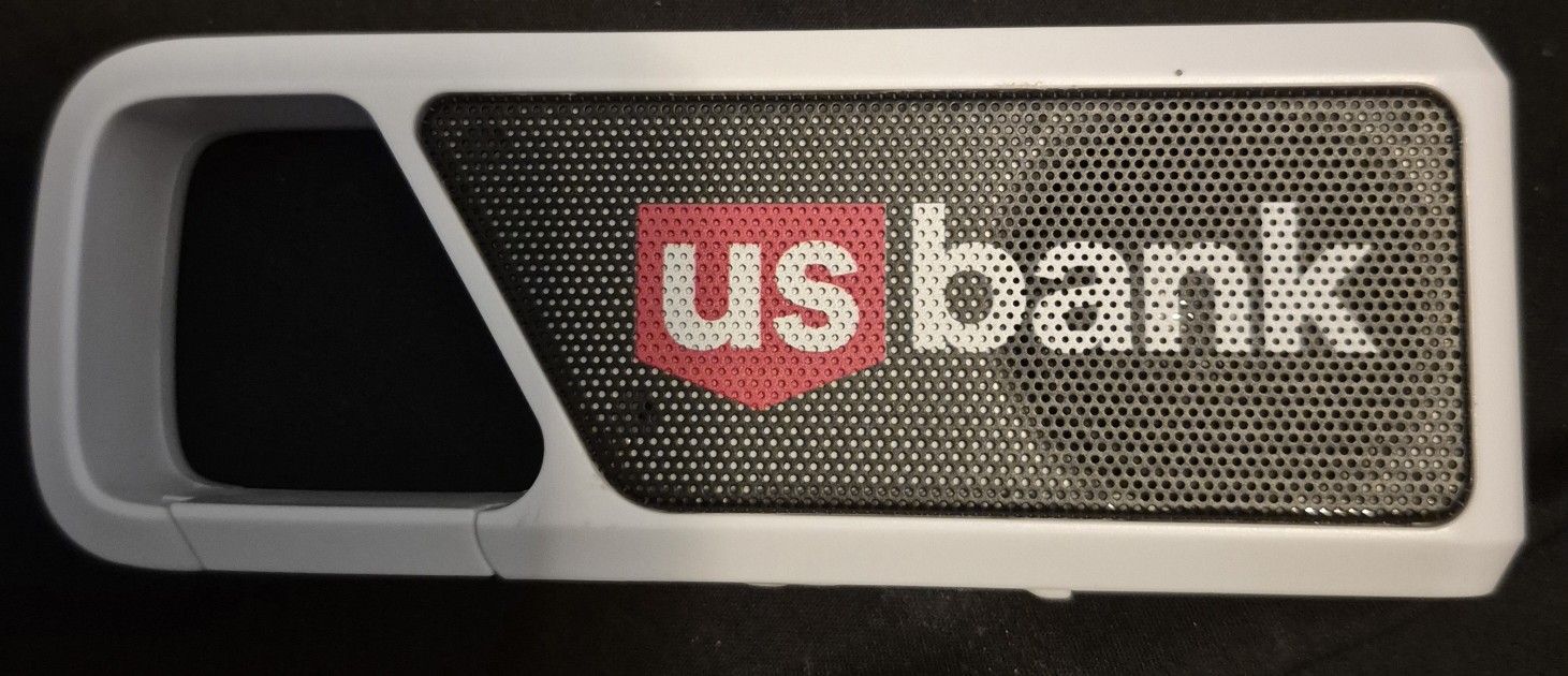 US Bank Bluetooth Speaker – Portable Wireless Audio Model 7197-64WH