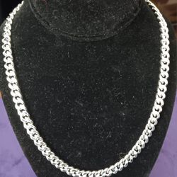 20" Italian Silver Necklace 