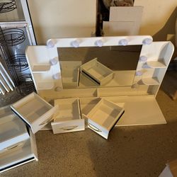 Vanity Mirror L/drawers