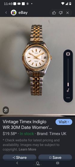 Women's timex watch