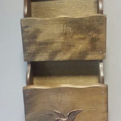 Letter, File holder.