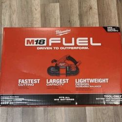 Milwaukee M18 FUEL 18V Lithium-lon Brushless Cordless Compact Bandsaw.  Brand NEW.  Tool Only. 