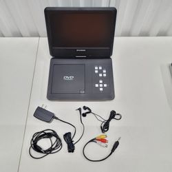 Sylvania 10.1" Portable DVD Swivel Screen Portable Player SDVD1030 With Cords