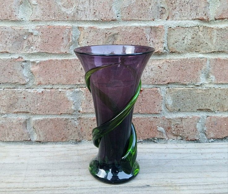 Teleflora Art Glass Vase