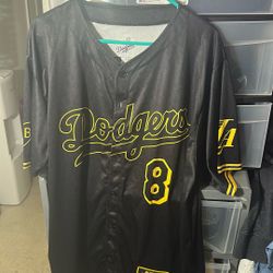 Los Angeles Dodgers Jersey Mens XL Kobe Bryant Tribute Mamba 8 24 LA MLB SGA