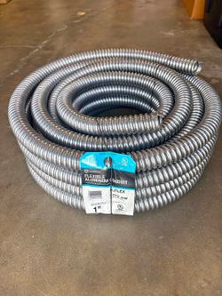 Flex Conduit 1”inch aluninum metal
50ft long