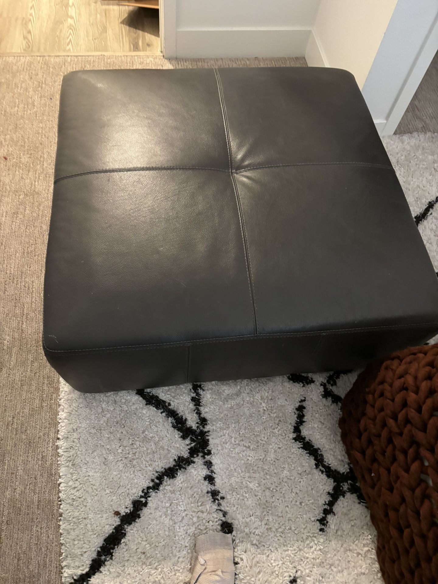 Dark brown Ottoman