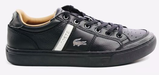 Mens Sneaker (BRAND NEW)- Black/Off White Leather Size 9