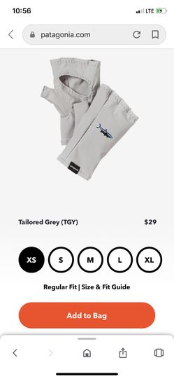 Patagonia sun gloves spf fishing protection xs