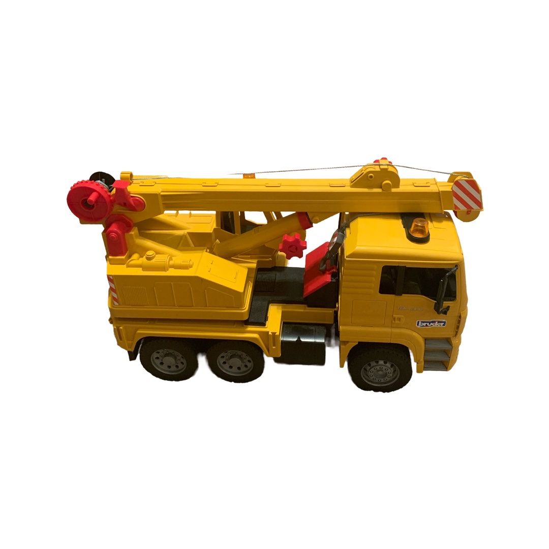BRUDER Yellow TELE-CRANE TC 4500 Truck ~ TGA 41.440 ~ Made in 