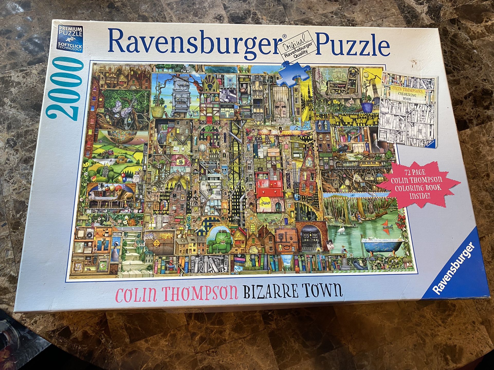 Ravensburger Puzzle with Coloring Book