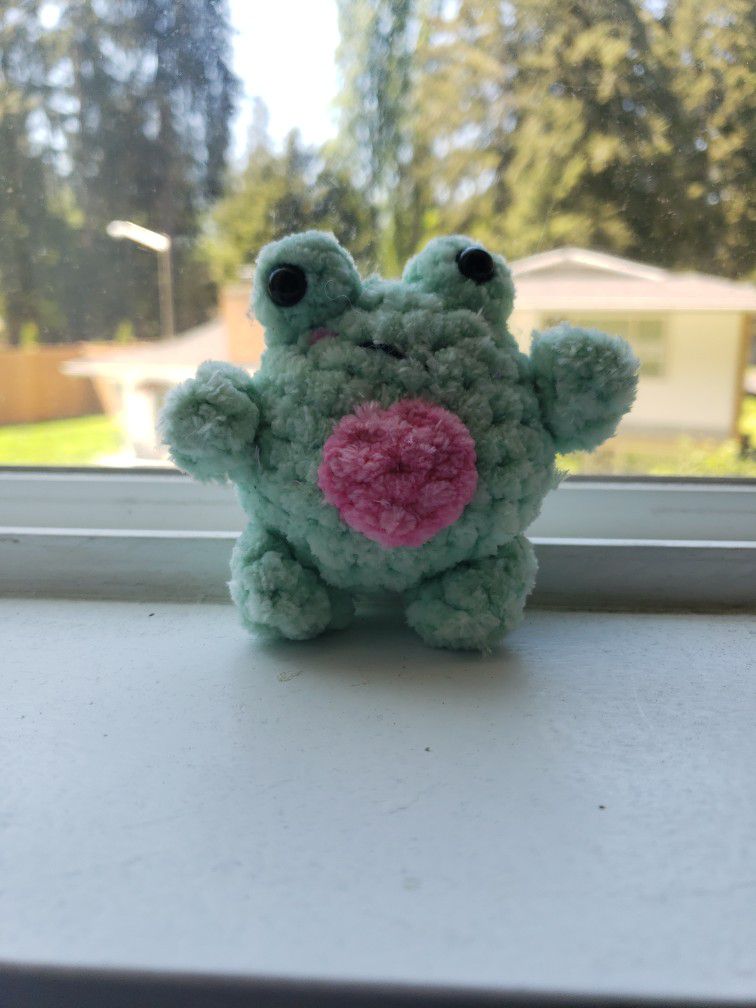 Handmade Crochet Frog