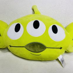22” Disney Store Pixar Toy Story Little Green Men Plush Pillow Reversible