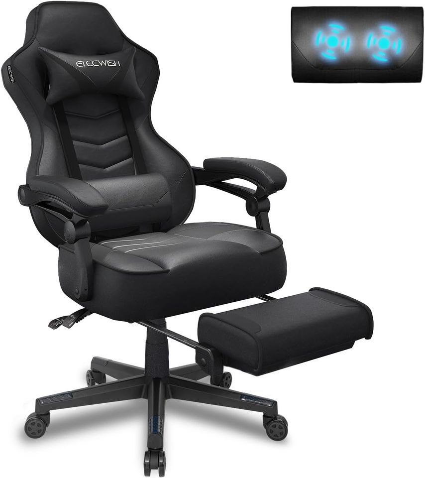 ELECWISH Massage Gaming Chairs for Adults