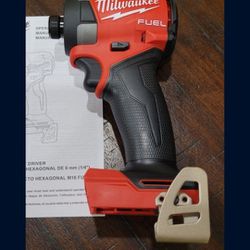 Brand New Milwaukee 18v Brushless Fuel Impact Driver Hex Tool Only $105