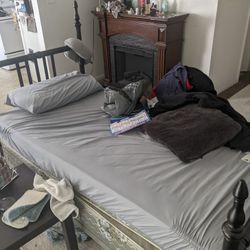 Single Bed, Box spring And Mattress 