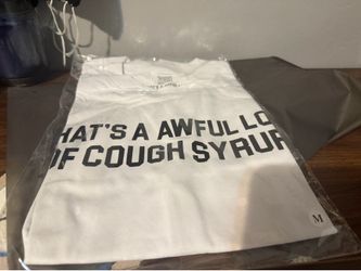 Cough syrup shirt