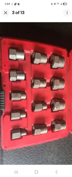 Snap-On BEX13A 13pc 3/8” Drive Hex Head Extractor Set (1/4”-3/4”) (8mm-19mm)
