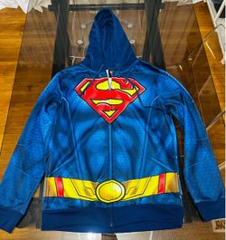 SUPERMAN MEN COSTUME HODDIE SIZE M