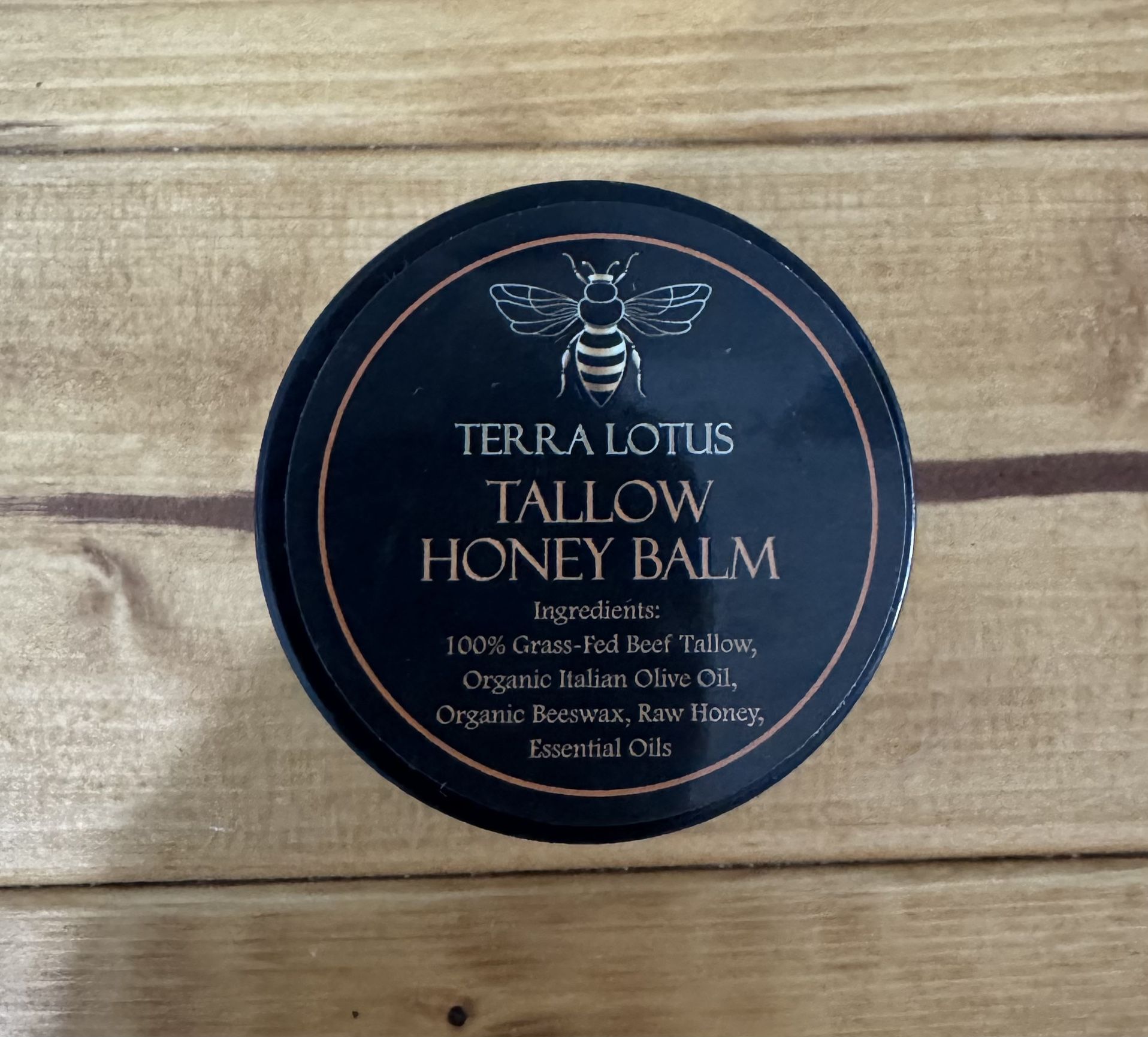 Terra Lotus Tallow Honey Balm - Citrus