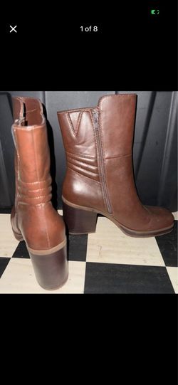 Brown “Korks” (Faux Leather) Heels