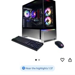 CyberPowerPC Gamer Xtreme VR Gaming PC, Intel Core i5-13400F 2.5GHz, GeForce RTX 4060 8GB, 16GB DDR5, 1TB
