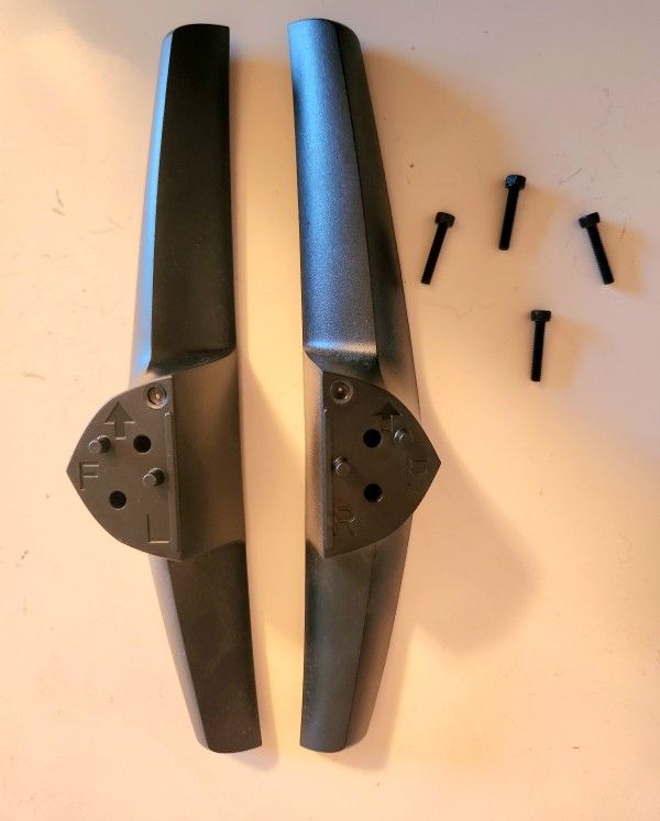 Insignia 50” 55” 58” Original Tv Stand feet legs w/ Screws Left and Right