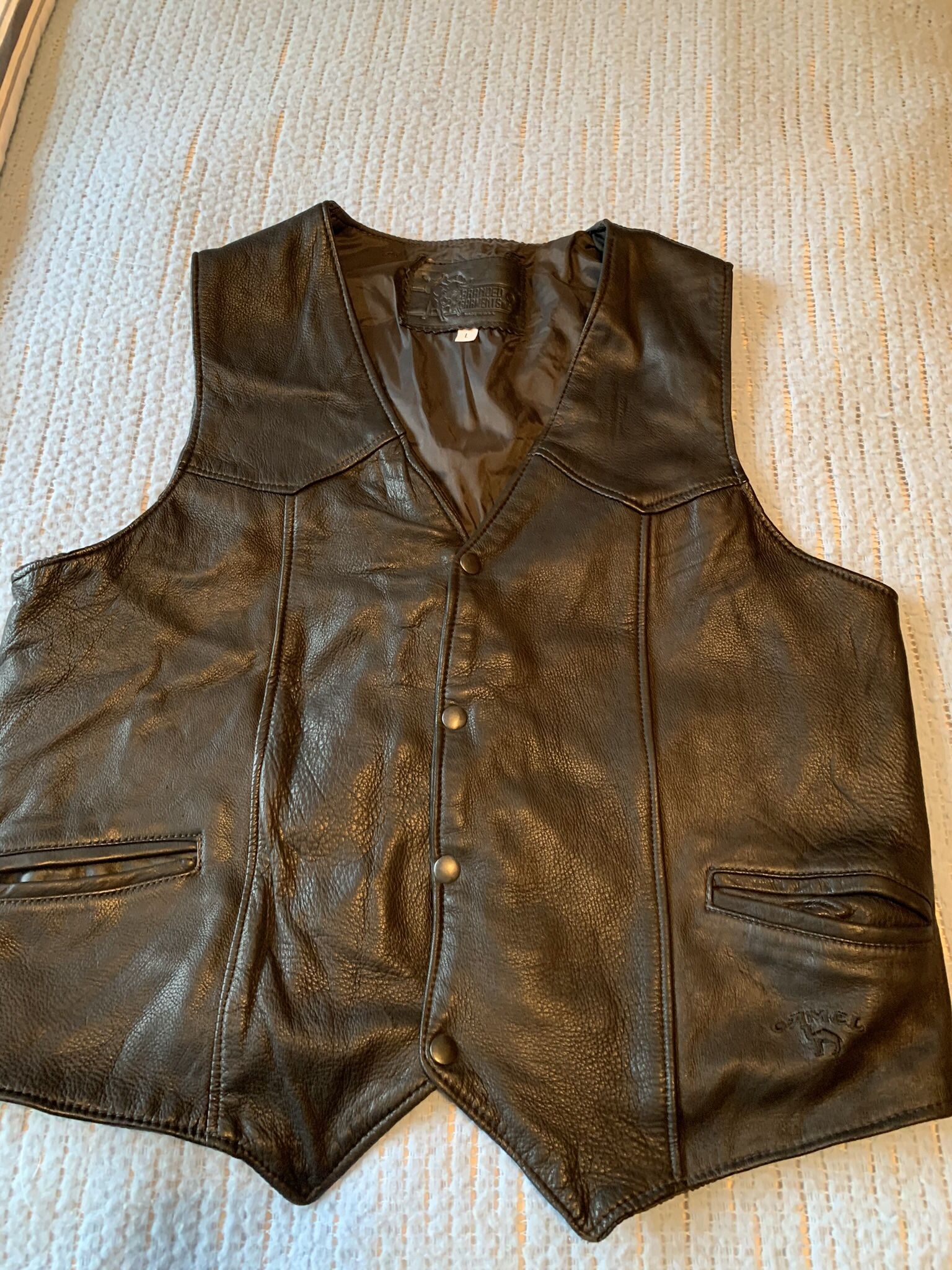 Men’s Leather Vest
