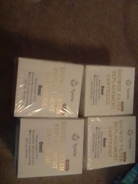 Shower Filter Replacement Cartridges Brand New All Four Of Them For 15 Bucks
