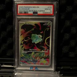Bulbasaur (Mega Evolution Stamped) PSA10