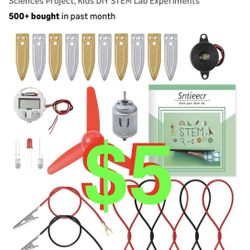 Fruit Battery Science Experiment Kit with Instruction, Potato Science Educational Kit for School Sciences Project, Kids DIY STEM Lab Experiments